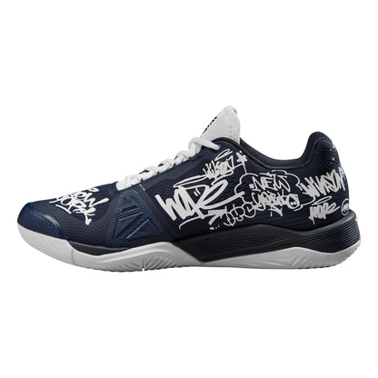 Zapatillas de Tenis Hombre Wilson Rush Pro 4.0 Hope NYC Piso Mixto - Azul oscuro