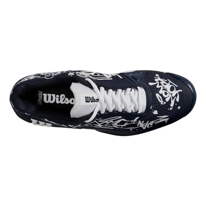 Zapatillas de Tenis Hombre Wilson Rush Pro 4.0 Hope NYC Piso Mixto - Azul oscuro