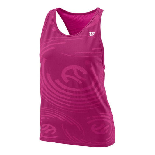 Camiseta sin mangas sin costuras Wilson Power para mujer