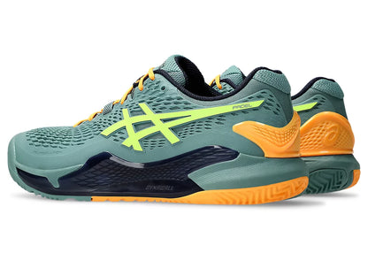 Sapatilha de Padel Masculina Asics Gel-Resolution 9 - Verde Oliva