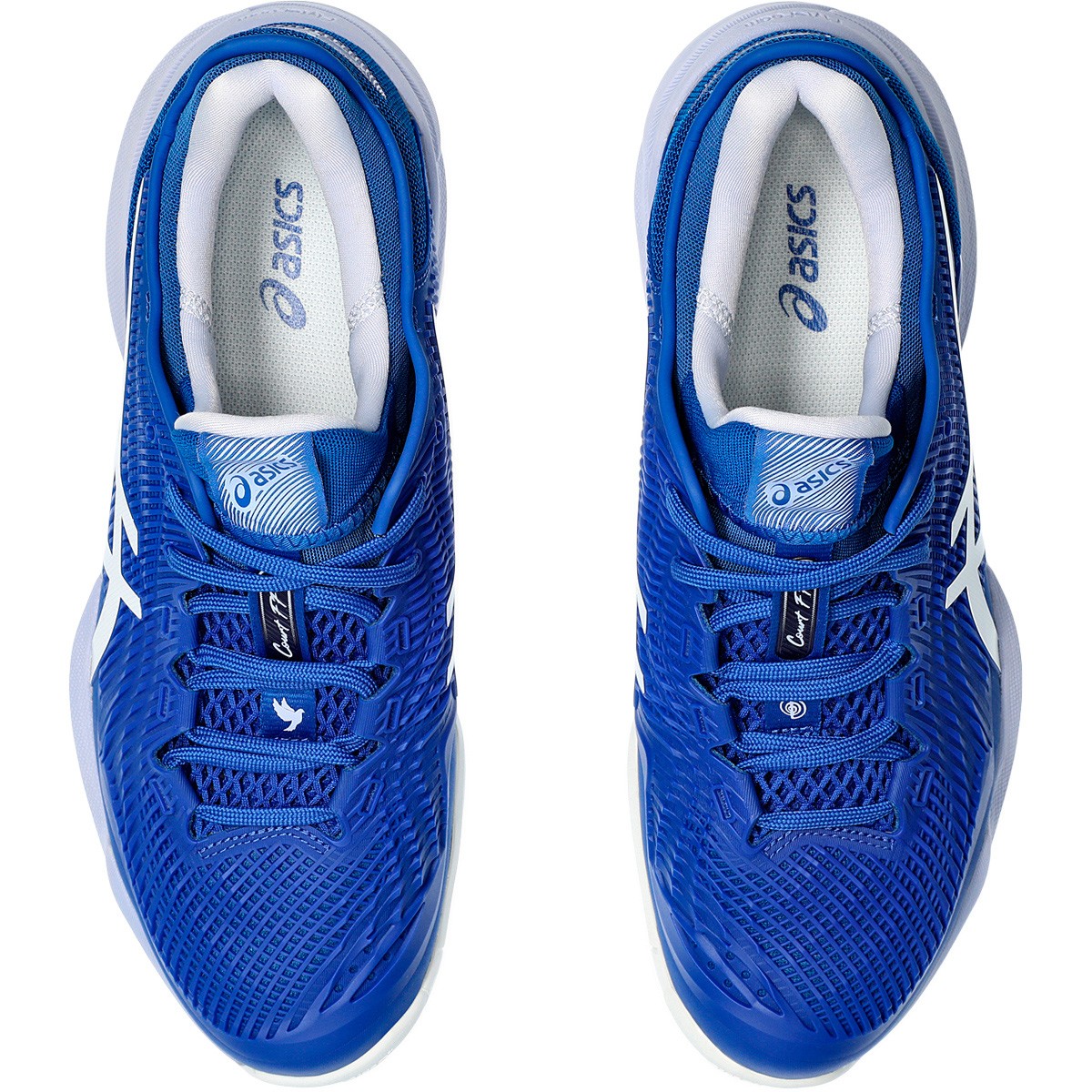 Asics Court FF 3 Novak Blue Clay Men Shoes