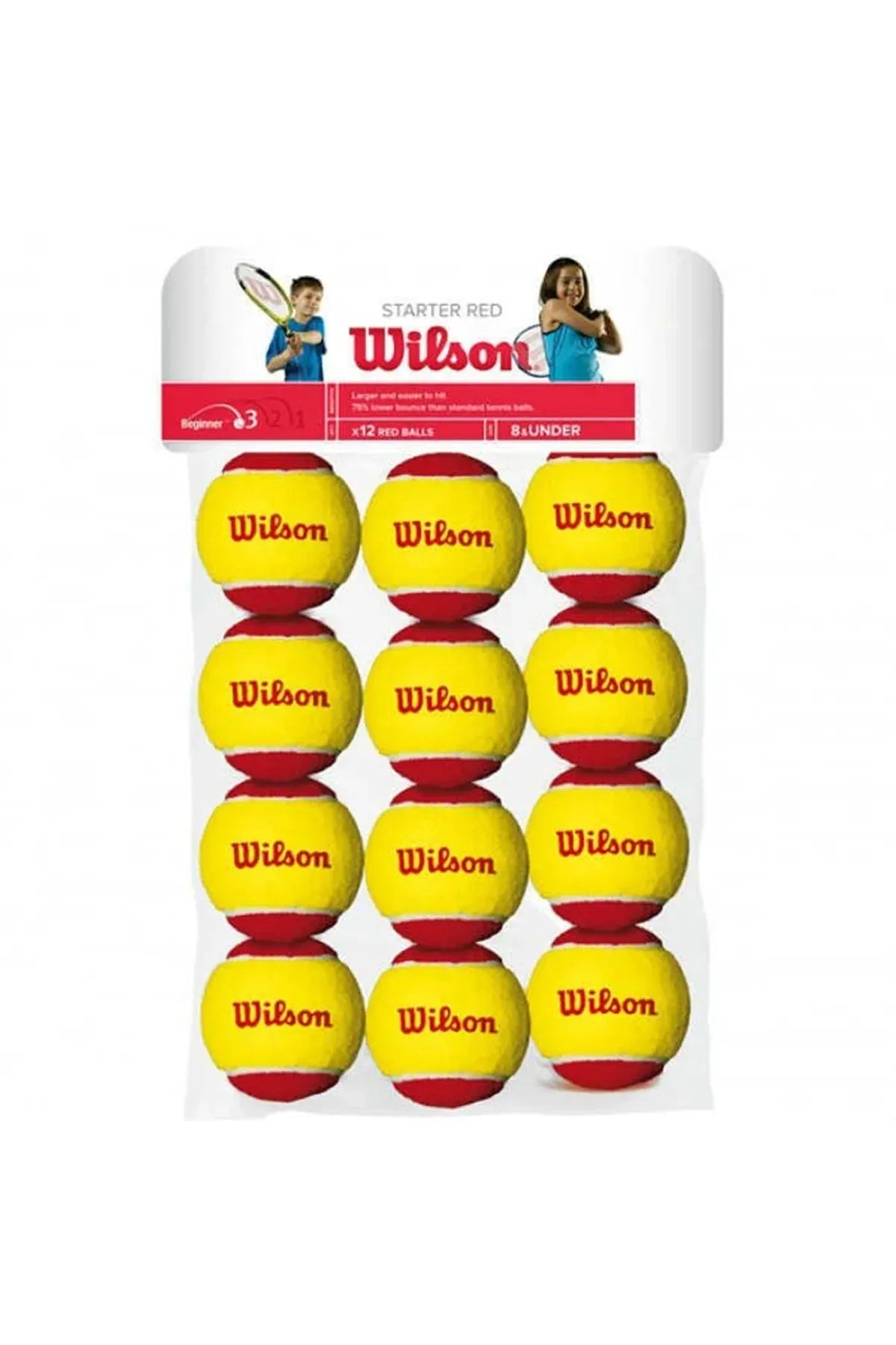 Loja - Pelotas Wilson Starter Tour naranjas para jóvenes, paquete de 12