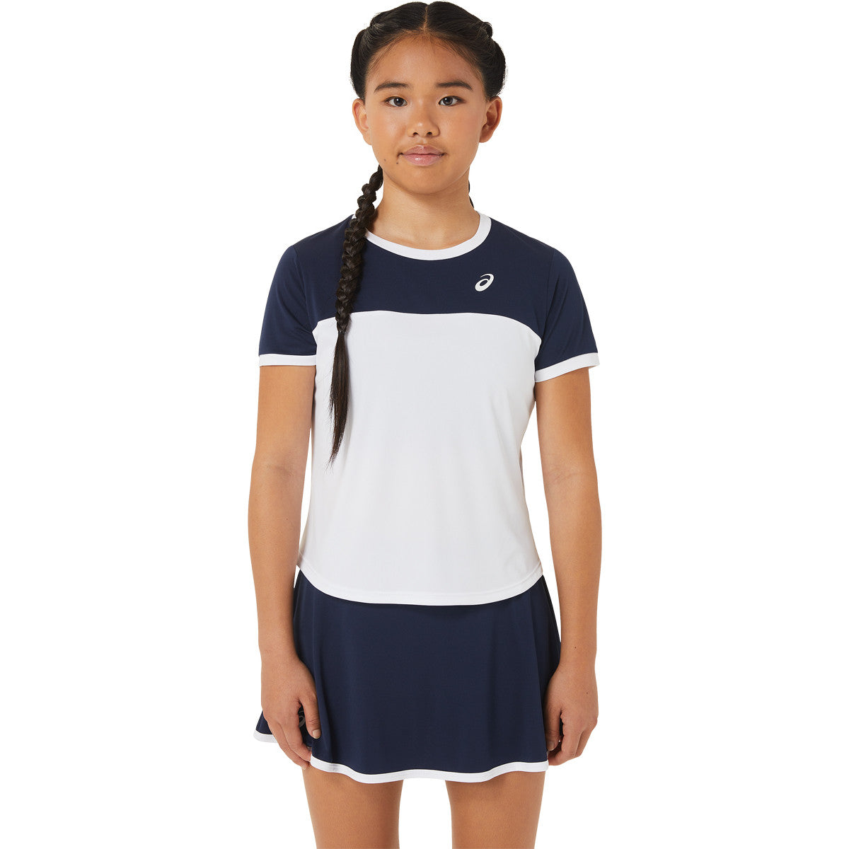 Camiseta de tenis de manga corta Asics para niña