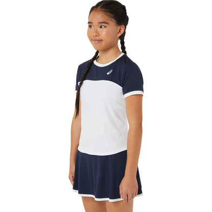 Camiseta de tenis de manga corta Asics para niña