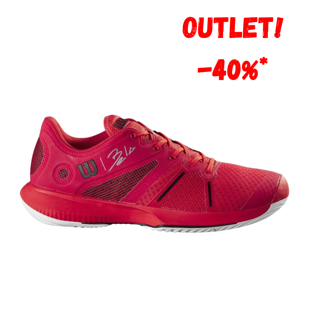 Zapatillas de Pádel Hombre Wilson Bela Pro - Rojo