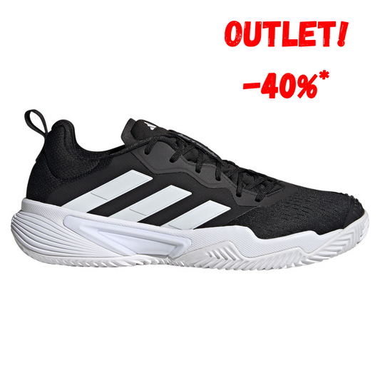 Zapatillas de Tenis Hombre Adidas Barricade Tierra Batida - Negro/Blanco