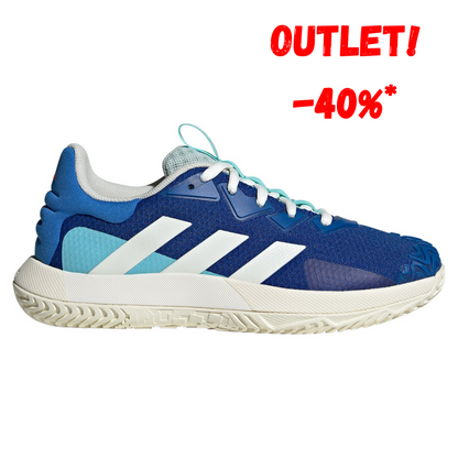 Zapatillas de Tenis Hombre Adidas SoleMatch Control Piso Mixto - Azul