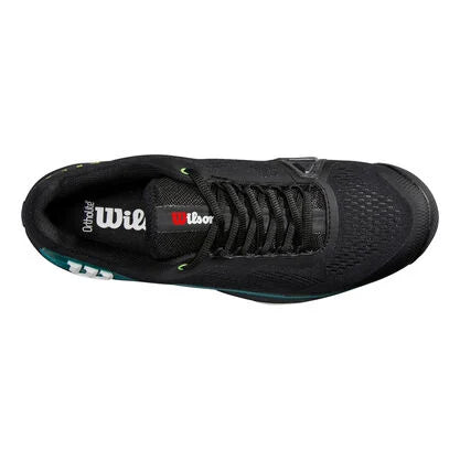 Zapatillas de Tenis Hombre Wilson Rush Pro 4.0 Blade Piso Mixto - Negro/Verde