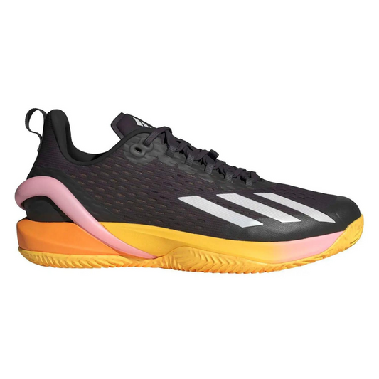 Zapatillas de Tenis Hombre Adidas Adizero Cybersonic Tierra Batida - Negro/Naranja 