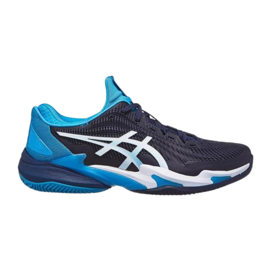 Zapatillas de Tenis Hombre Asics Court FF3 Novak Tierra Batida - Azul oscuro