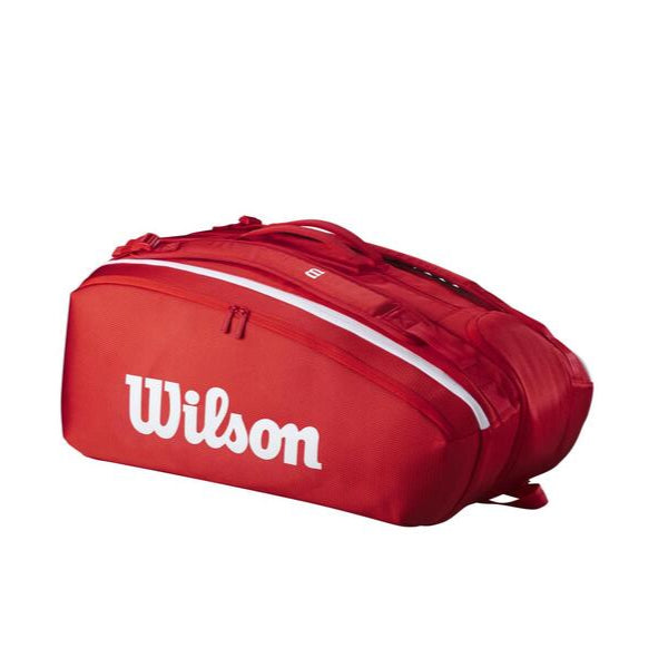 Wilson Super Tour Wilson Red 15Pk Tennis Racket Bag