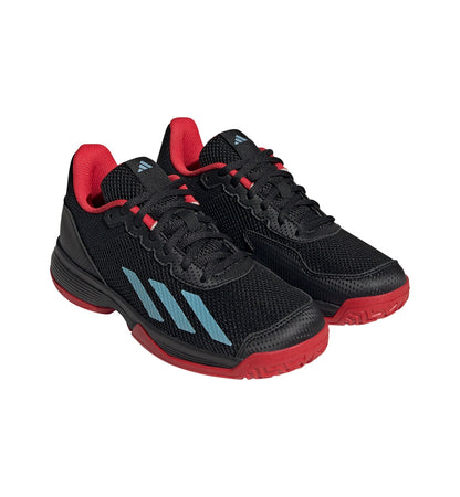 Adidas Courtflash Black Kids Shoes