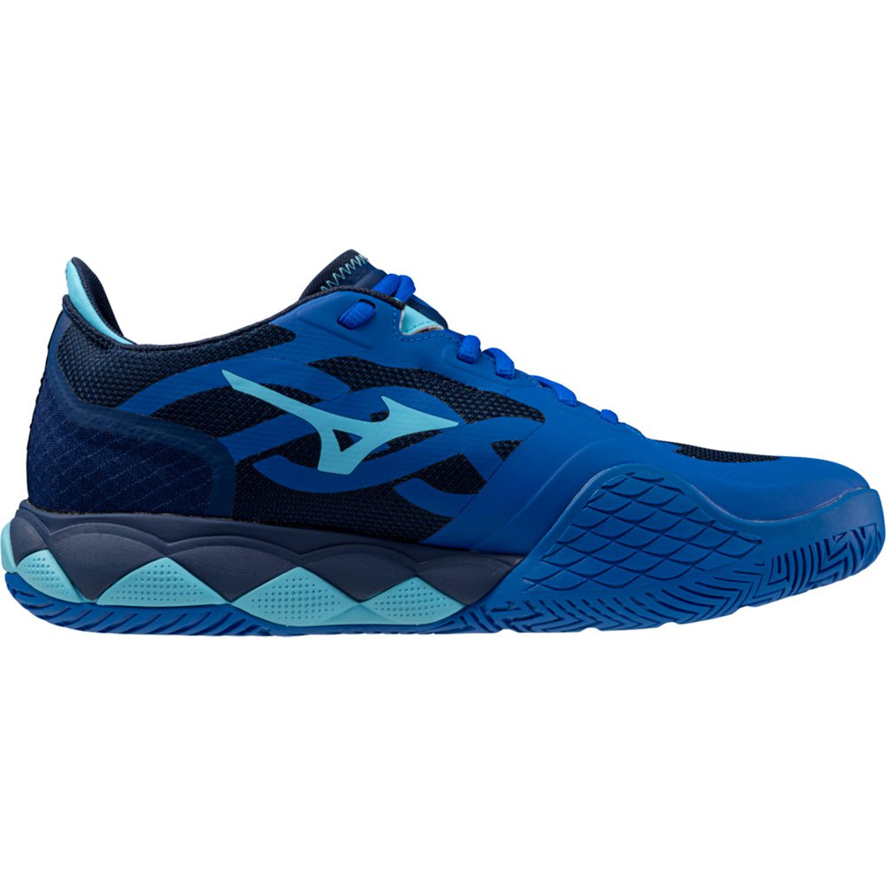 Zapatillas de Tenis Hombre Mizuno Wave Enforce Tour Piso Mixto - Azul