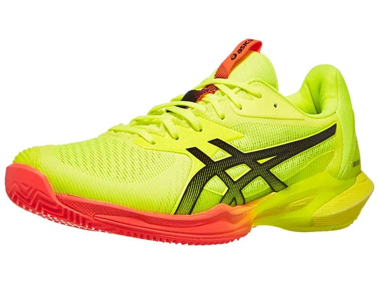 Zapatillas de Tenis Hombre Asics Solution Speed ​​FF 3 Paris Tierra Batida - Amarillo / Naranja