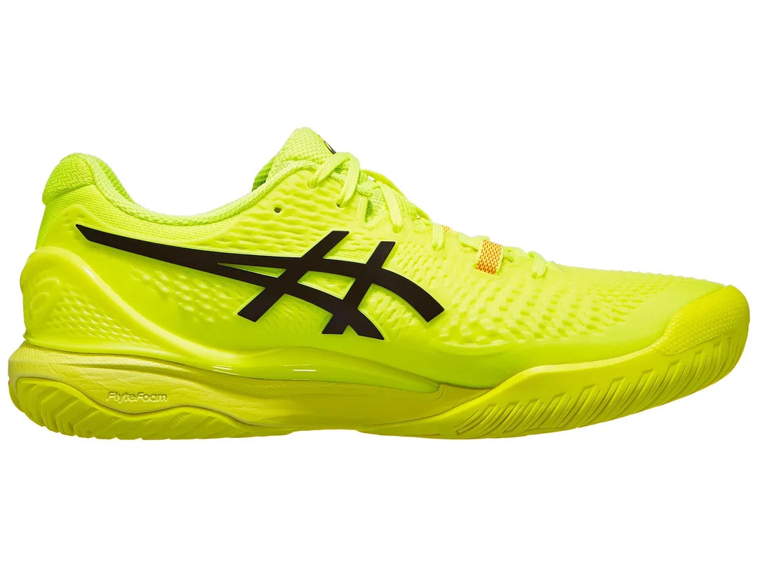 Asics Gel-Resolution 9 Paris All Court Men Tennis Shoes - Safety Yellow