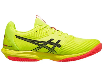 Zapatillas de Tenis Hombre Asics Solution Speed ​​FF 3 Paris Tierra Batida - Amarillo / Naranja