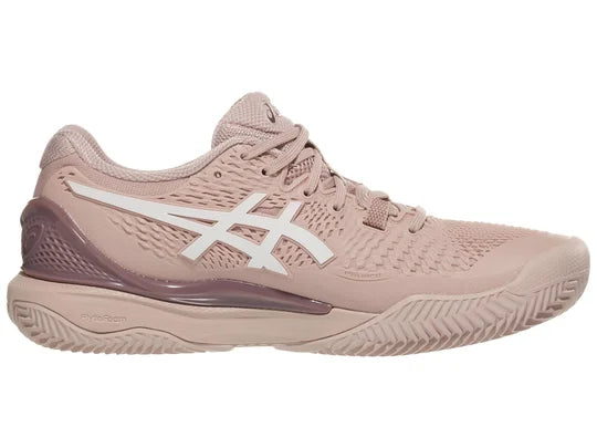 Asics Gel-Resolution 9 Clay Court Women's Tennis Shoes - Pink