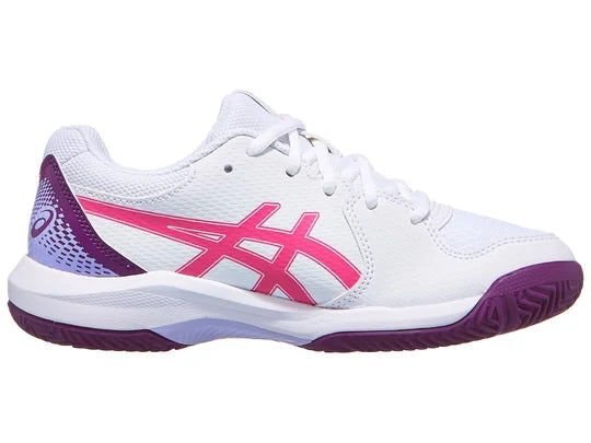 Zapatillas de Pádel Junior Asics Gel-Dedicate 8 GS - Blanco/Morado