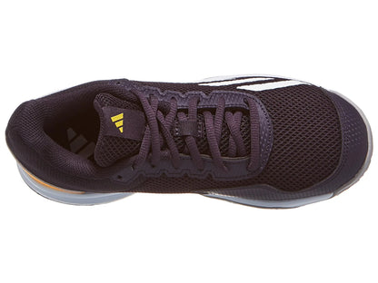 Zapatillas de Tenis Junior Adidas Courtflash Piso Mixto  - Negro/Amarillo