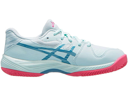 Zapatillas de Pádel Junior Asics Gel-Game 9 GS - Azul claro/Rosa