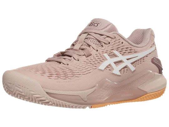 Asics Gel-Resolution 9 Clay Court Women's Tennis Shoes - Pink