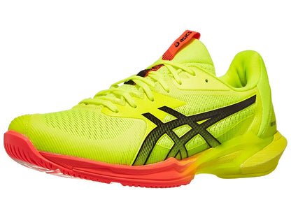 Asics Solution Speed FF3 Paris All Court Men Tennis Shoes - Safety Yellow