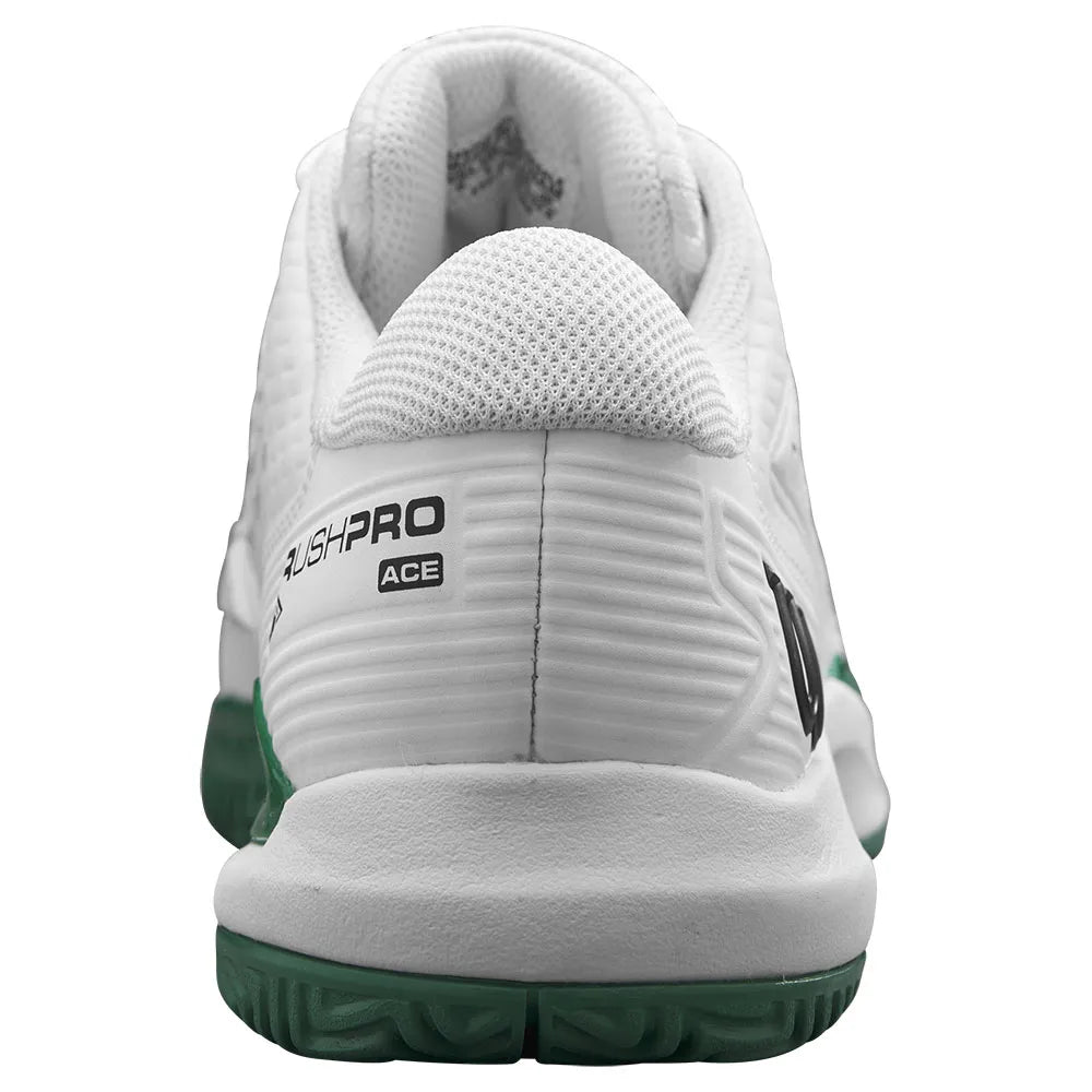 Wilson Rush Pro Ace Junior Shoes - White/Green