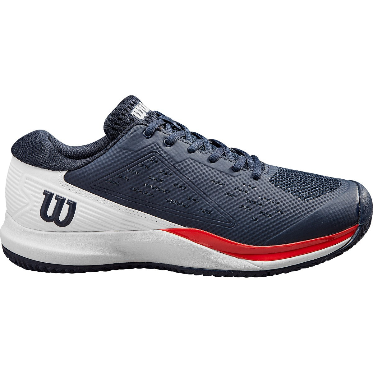 Sapatilha de Ténis Masculina Wilson Rush Pro Ace All Court - Preto/Vermelho