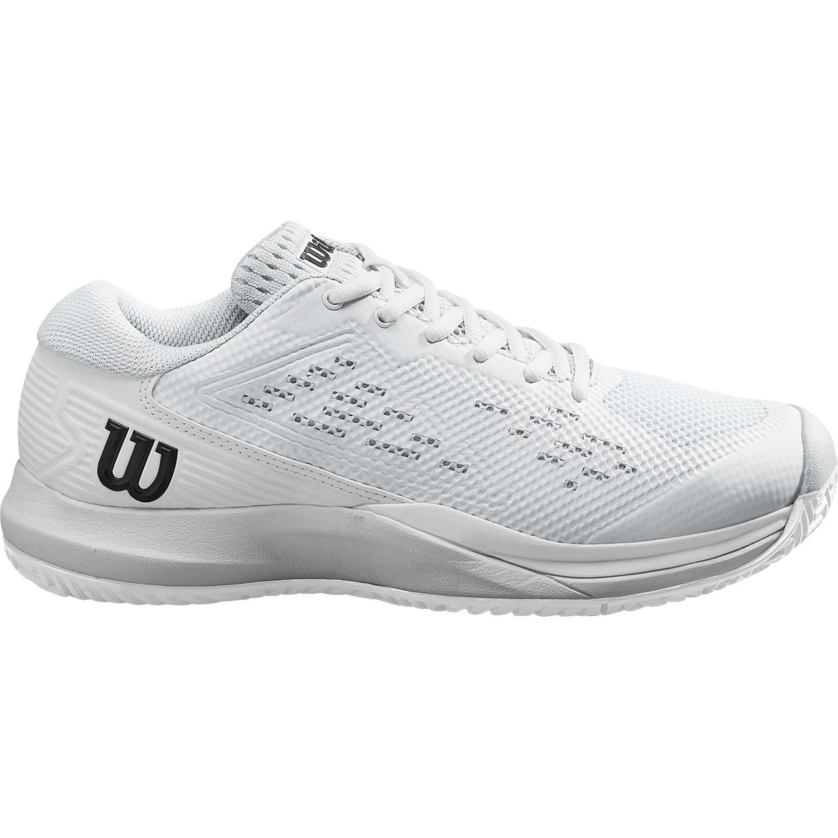 Zapatillas de tenis Wilson Rush Pro Ace All Court para mujer, color blanco