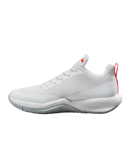 Zapatillas de Tenis Hombre Wilson Rush Pro Lite Piso Mixto  - Blanco