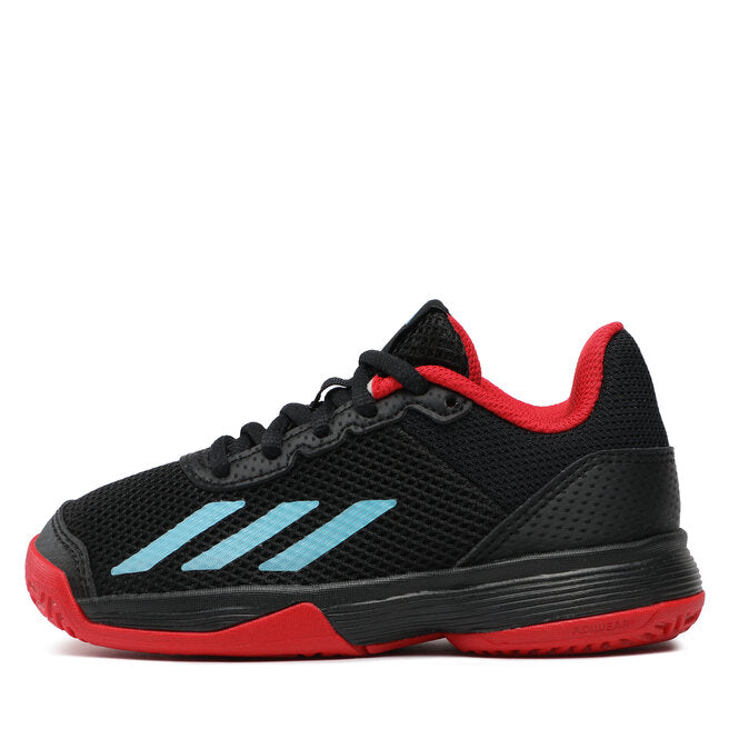 Adidas Courtflash Black Kids Shoes