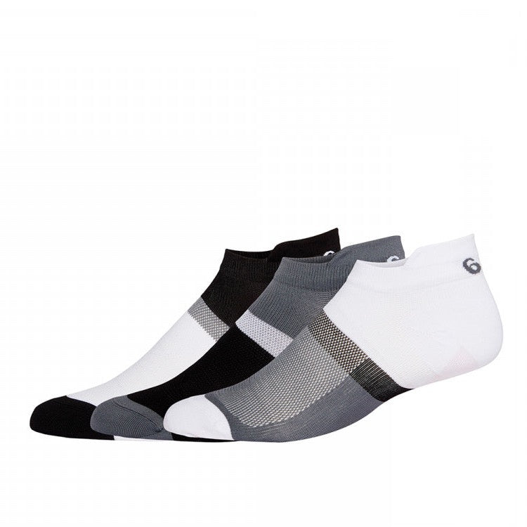 Asics Tenis 3 Pack Color Block Ankle Sock