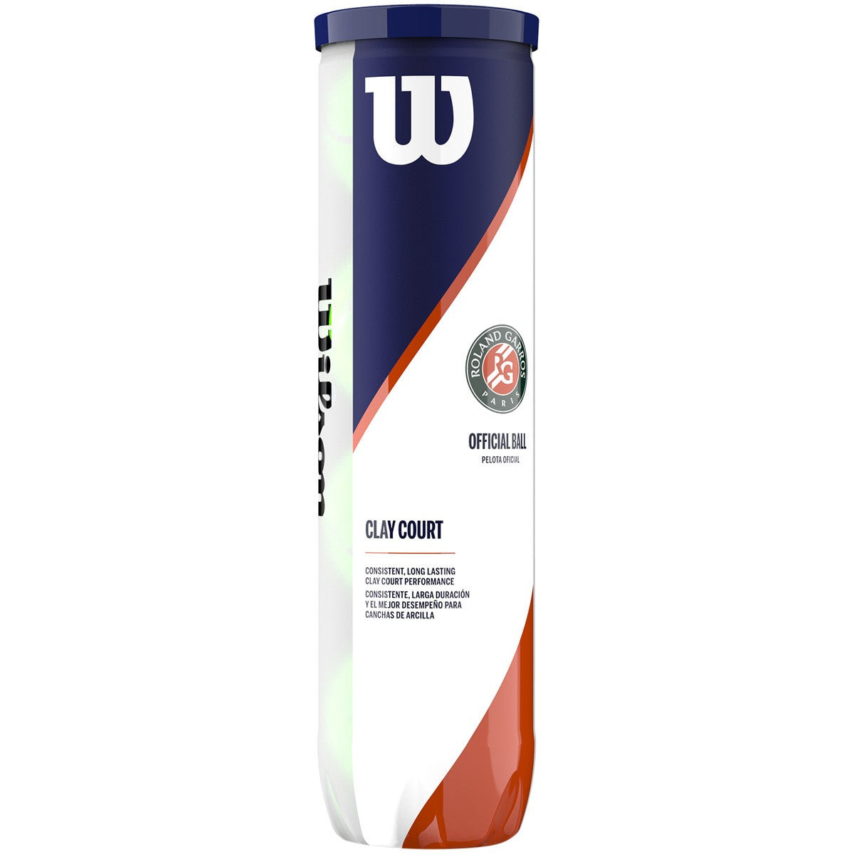 Wilson Roland Garros Clay Court 4 Ball Tube