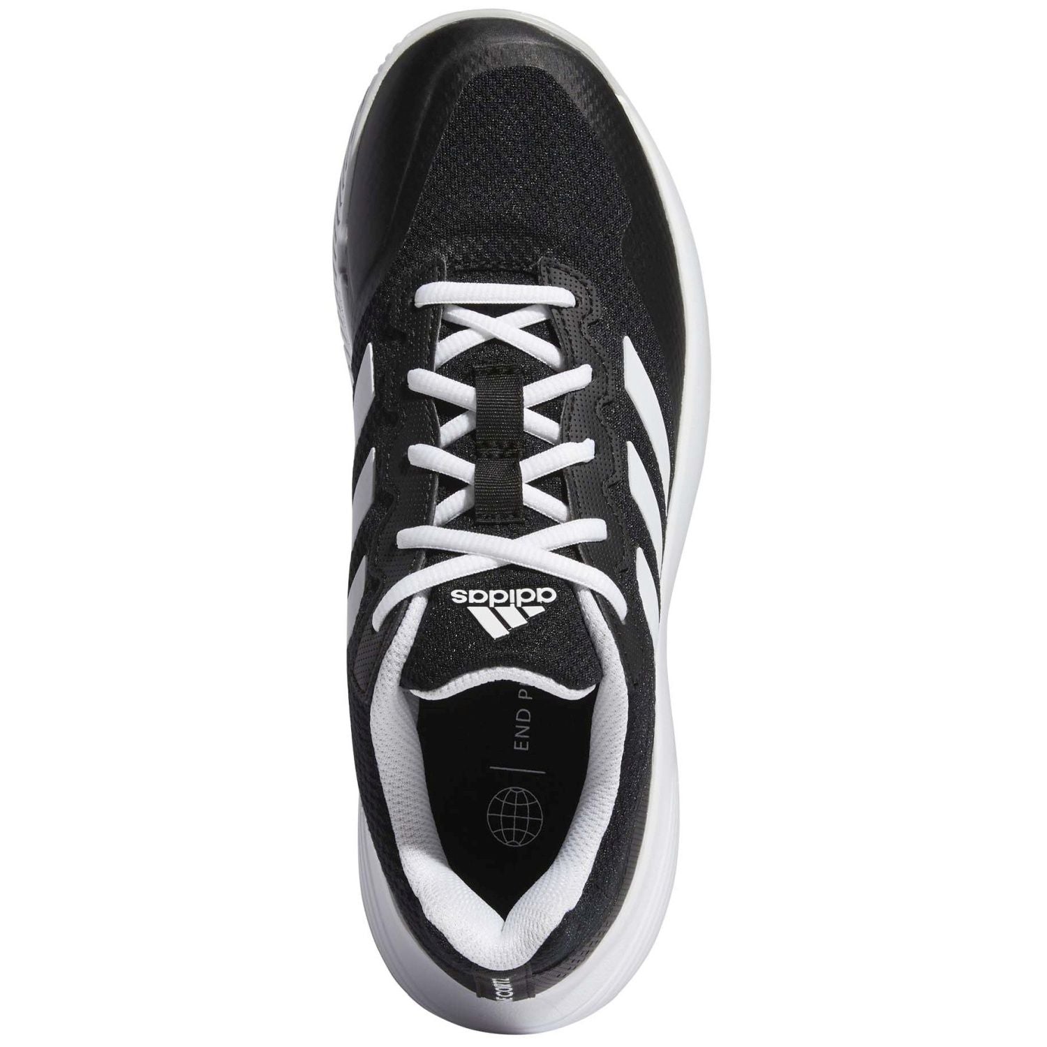 Adidas Gamecourt 2 Black White Women Shoes